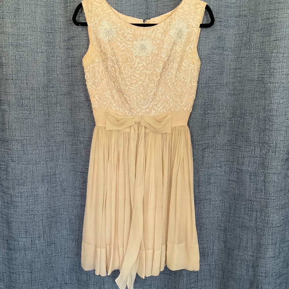Vintage Chiffon Dress 50s/60s